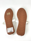 Brand New. Alaia Ballet Flats Fishnet Patent White Calfskin. 37|7360