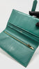 Preowned. Hermes Bearn Long Wallet Malachite GHW. ABY002NZ|9935