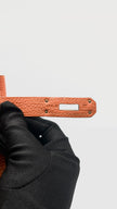 Preowned. Hermes Kelly 32 Togo Orange GHW. N Square 189.S|14664
