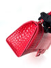 Like New. Balenciaga Hourglass Croc Red Top Handle|5902