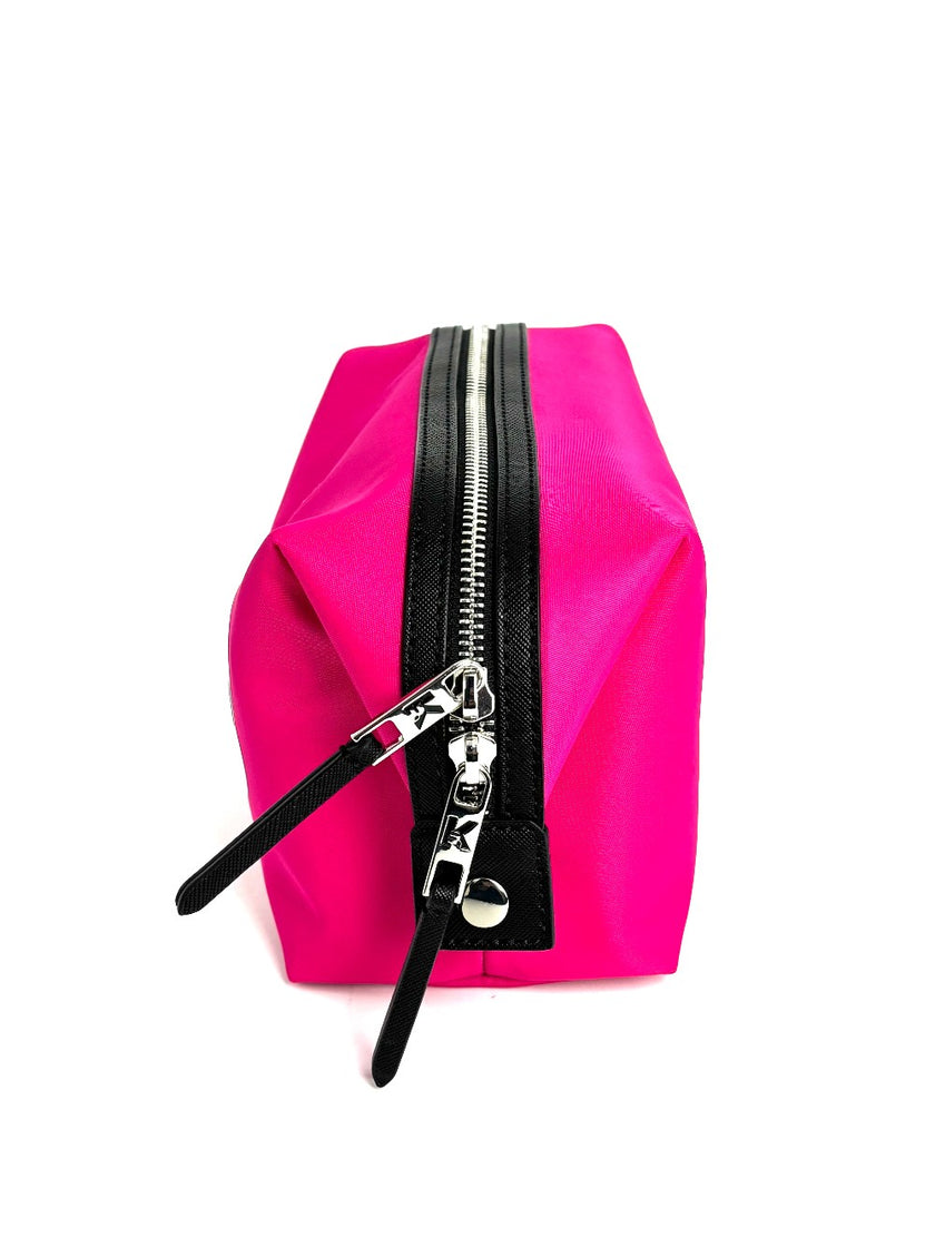 Unused. Karl Lagerfeld Pouch bag Nylon Pink|12467