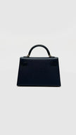 Preowned. Hermes Mini Kelly Blue Obscure Epsom GHW. AIS031MG|16120