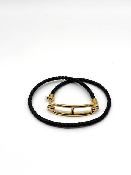 Brand New. Hermes Roulis Bracelet Black|8904