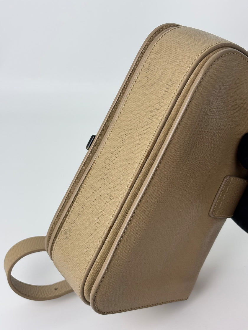 Preowned. YSL Flap Beige|6302