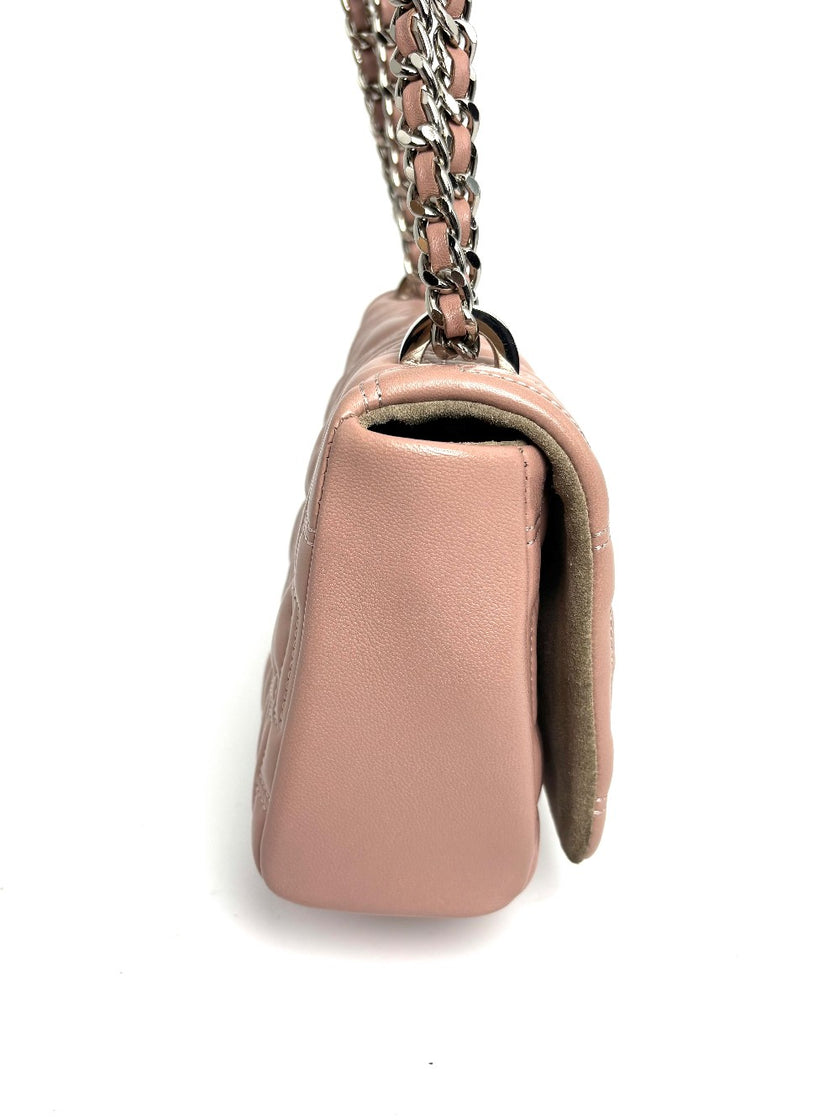 [SALE] Preowned. Carolina Herrera Bimba Flap Pink|11362