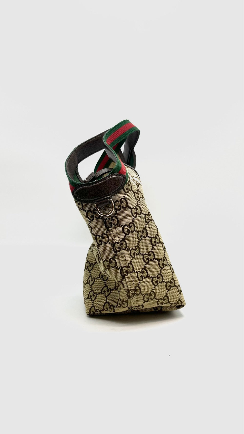Like New. Gucci Giglio GG Canvas Tote Bag. 860845525040|16052