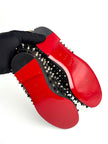 Brand New. Christian Louboutin Dandelion Spikes Loafers Black. 38|12936