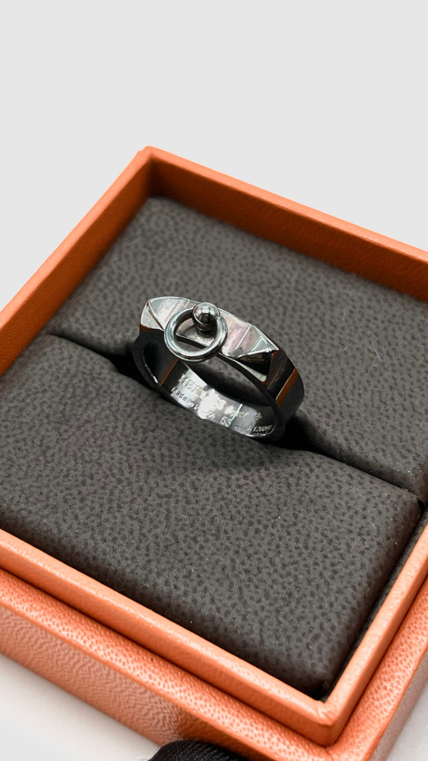 Brand New. Hermes CDC Ring PHW|9348
