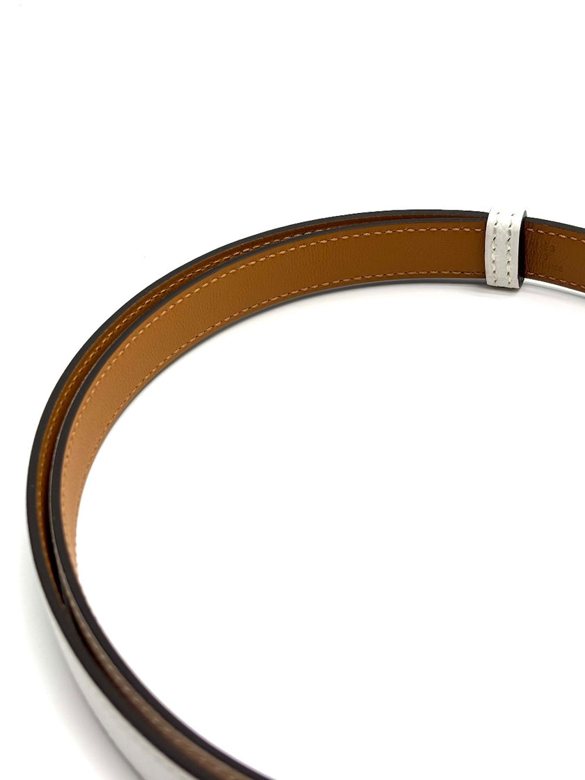 Brand New. Hermes Kelly Belt Mushroom GHW. KAM350UH|17016