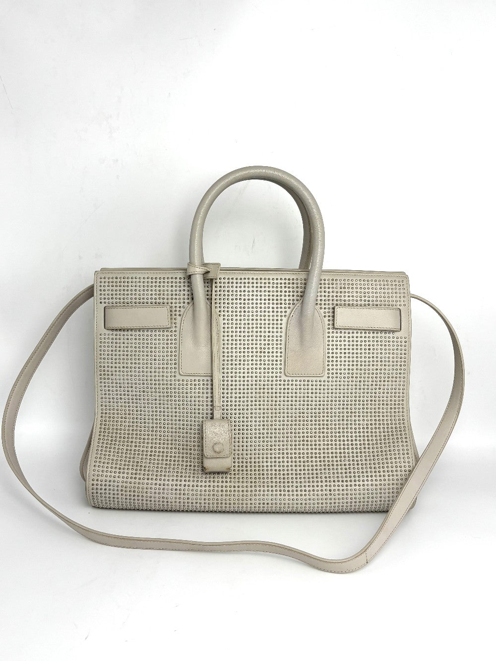Preowned. YSL Sac de Jour Medium with Studs|11875