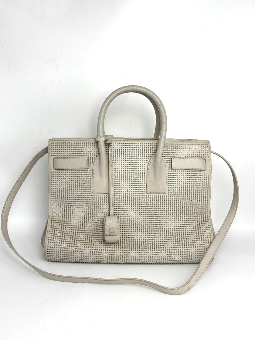 Preowned. YSL Sac de Jour Medium with Studs|11875