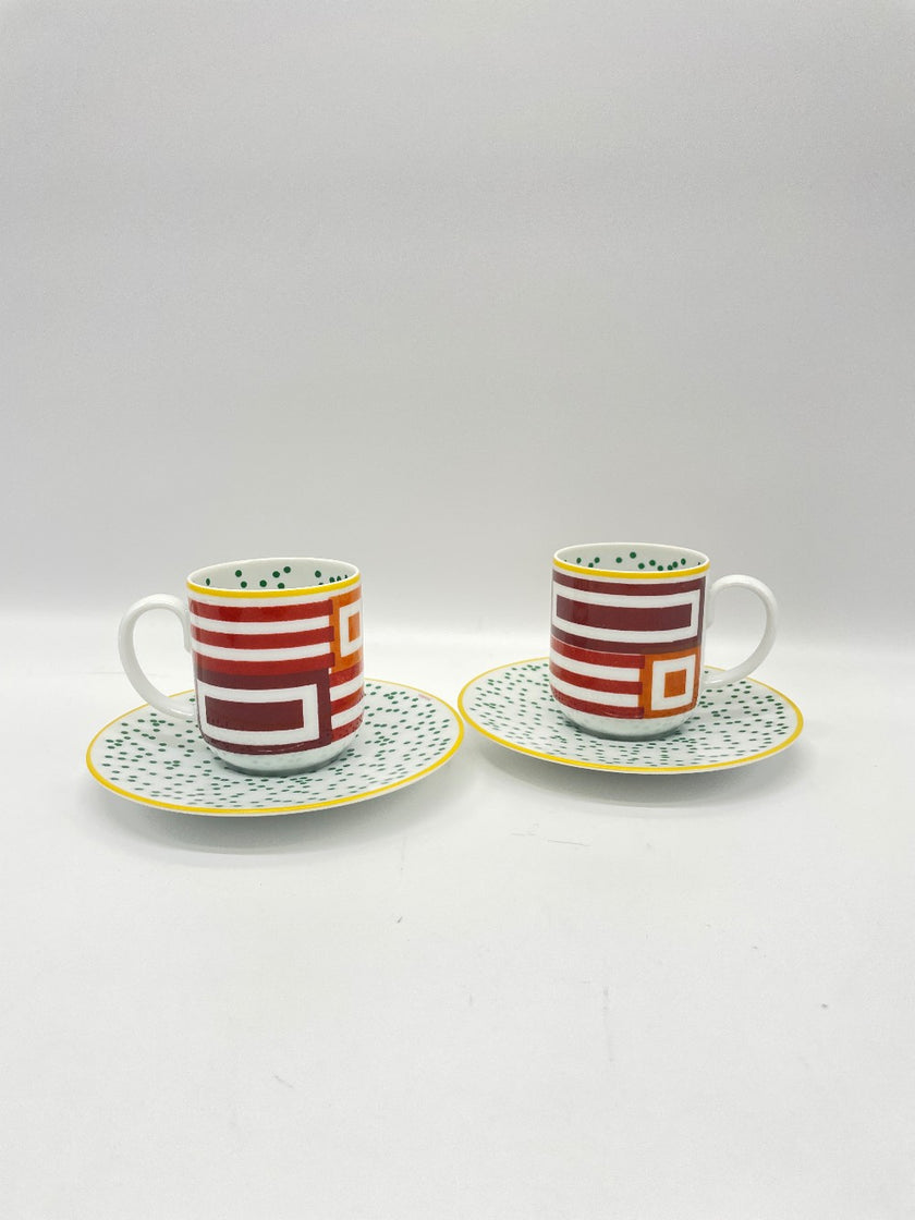 Brand New. Hermes Hippomobile Coffee Set|13179