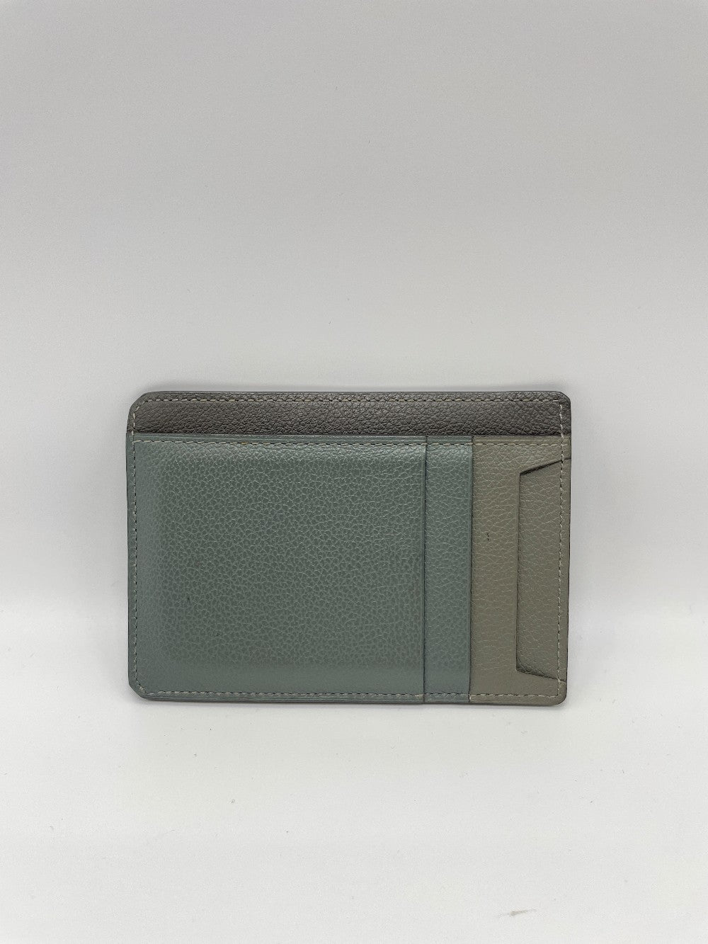 Preowned. Hermes City 8CC Card Holder Tricolor. ZTY011BM|10283