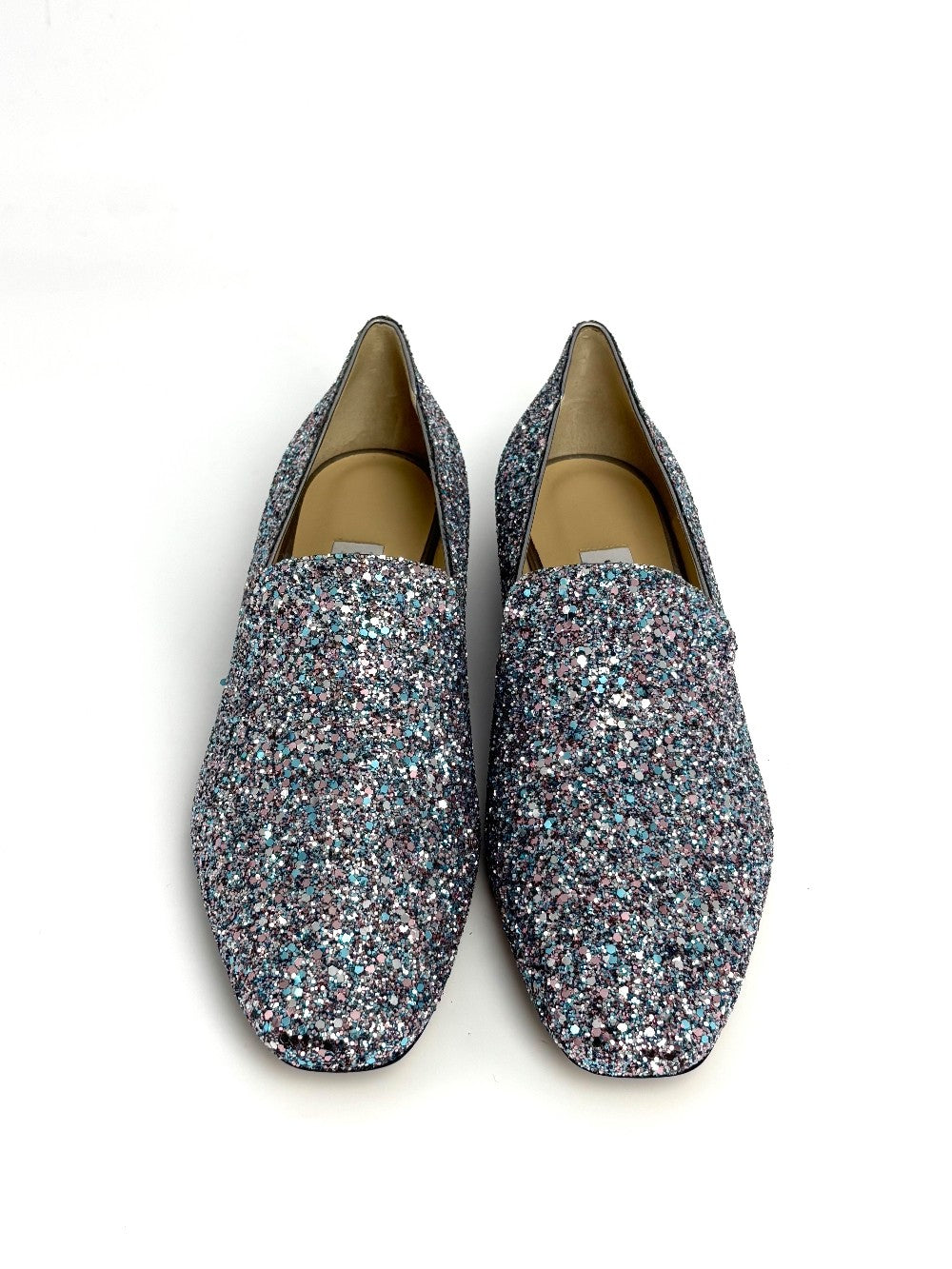 Brand New. Jimmy Choo Slip On Glitter. 38.5|8684