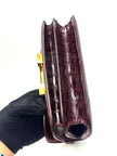 Like New. Hermes Constance 18 Bourgogne/Rouge Moyen Alligator Lizard GHW. R Square 39|17330