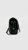 Preowned. Chanel Easy Flap Black Caviar SHW. 17883048|16449