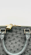 Preowned. LV Alma PM Autruche Ostrich GHW. MI5111|14752