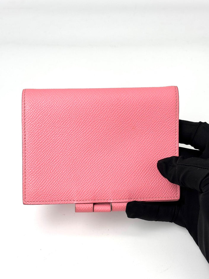 Preowned. Hermes Passport Holder Azalee|7078