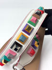 Brand New. Fendi Strap White Multicolored|6774