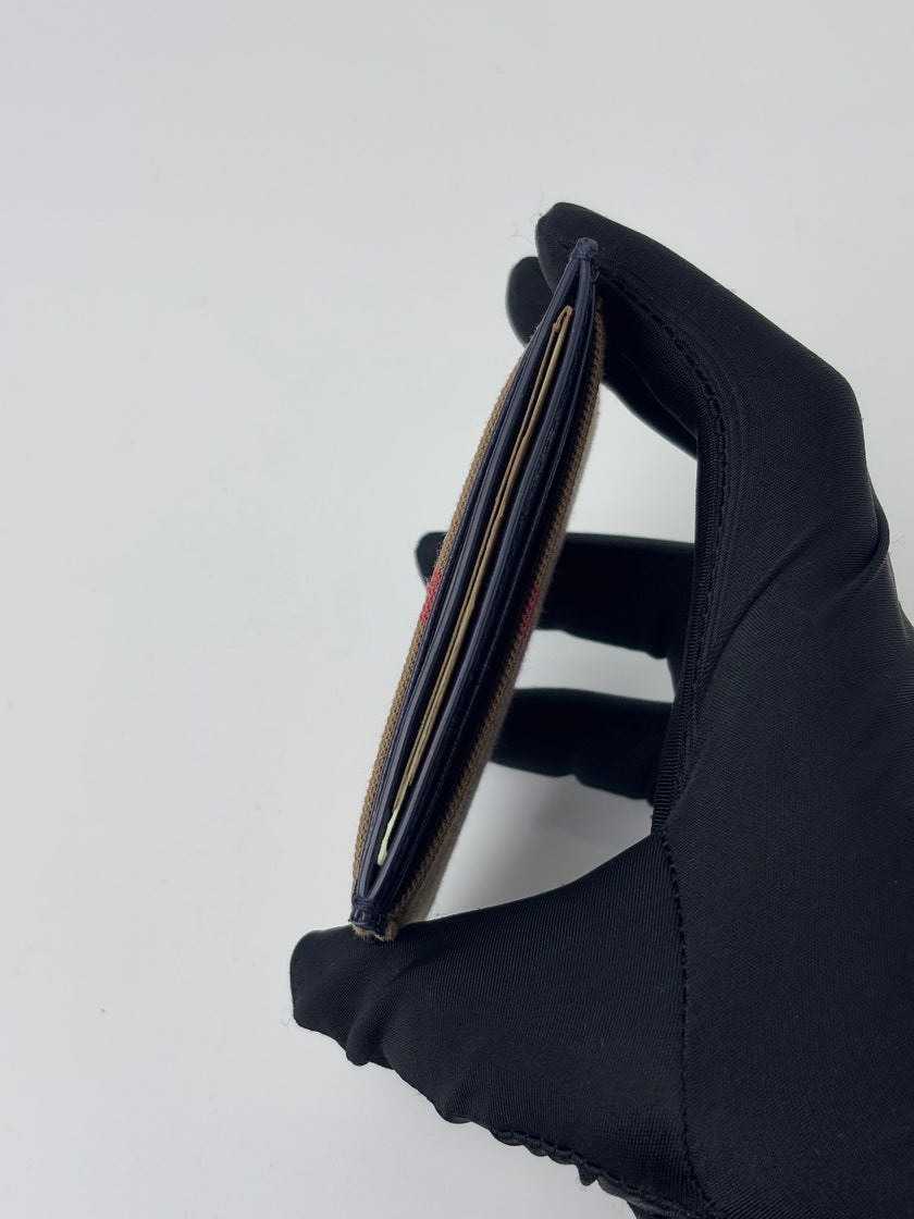 [SALE] Brand New. Burberry Card Holder Canvass Blue|6785