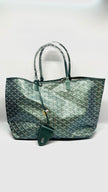 Brand New. Goyard St. Louis PM Metallic Green. CHN020248|11418