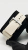 Preowned. Cartier Santos White Dial Roman White Rubber Strap 36MM|5694