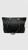 Preowned. Chanel CC Quilted Tote Bag Black Caviar. 20869935|9868
