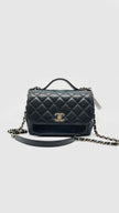 Preowned. Chanel Business Affinity Small Black GHW. UPEEN8GC|13826