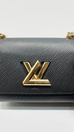 Preowned. LV Twist BB Epi Black GHW. SR4129|9219