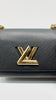 Preowned. LV Twist BB Epi Black GHW. SR4129|9219