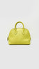 Preowned. Hermes Mini Bolide Lime Chevre PHW. ASA006GK|13450