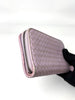 Preowned. Bottega Zip Long Wallet Lavender|7056