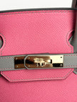 Preowned. Hermes Birkin 30 HSS Rose Azalee/Gris Asphalt. AAS473NB|3292