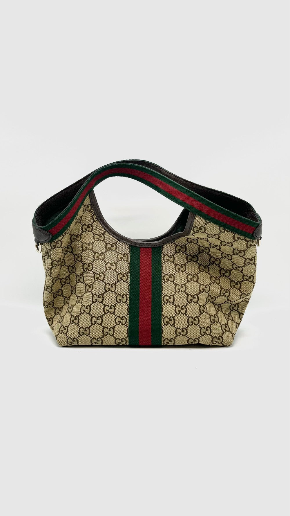 Like New. Gucci Giglio GG Canvas Tote Bag. 860845525040|16051