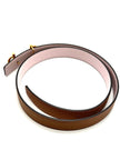 Brand New.Hermes Gamma Belt Gold/Mauve Pale Epsom 75CM GHW. BFM390|17028