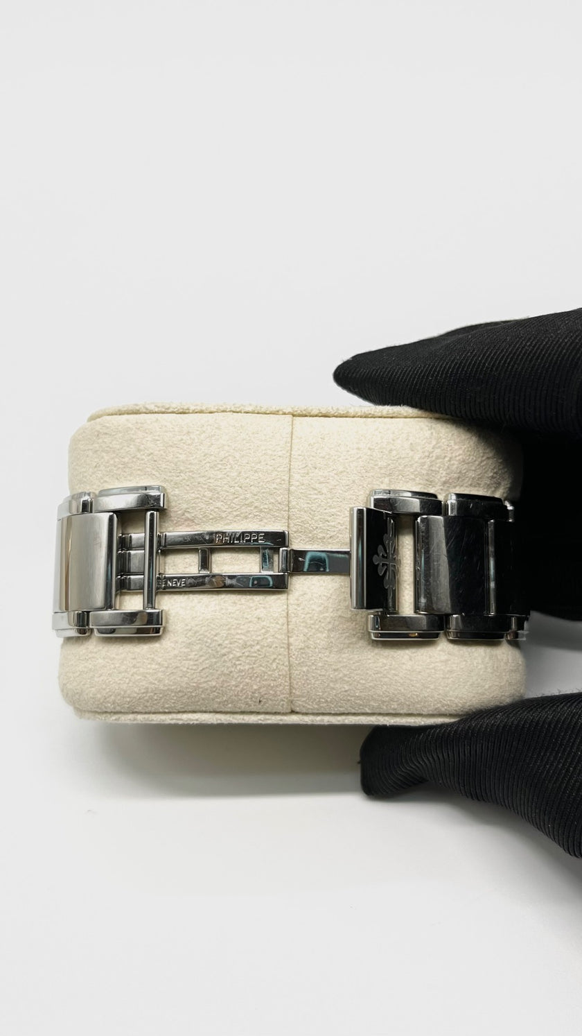 Preowned. Patek 24 Black Dial w/ Diamonds 2019|5795