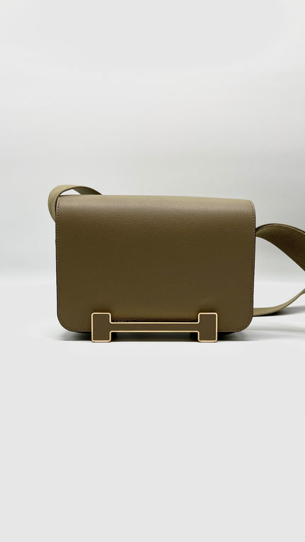 Brand New. Hermes Geta Evercolor Beige De Weimar GHW. WPU003NI|4958