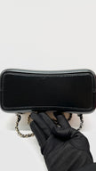 Preowned. Chanel Small Gabrielle Backpack Clafskin Beige/Black Mixed Metal. 25376023|10367