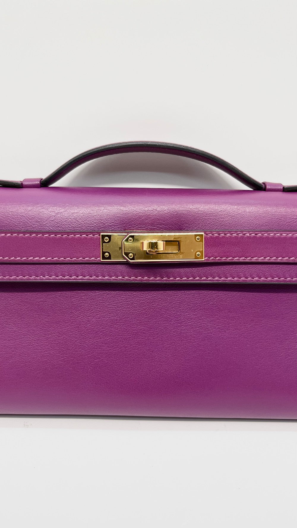 Preowned. Hermes Kelly Cut Anemone Swift GHW. DST006HP|14318