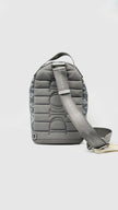 Like New. Dior Mini Rider Grey Coated Canvas Calfskin|14959
