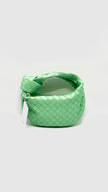 Brand New. Bottega Mini Jodie Mint Green GHW. B09682129T|15853