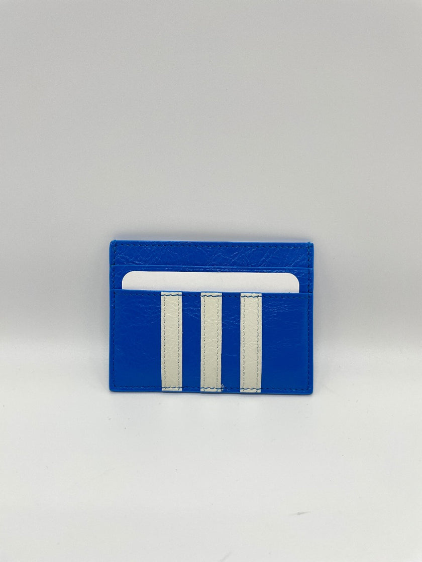 Brand New. Balenciaga x Adidas Blue Card Holder. 7218954391P684046|10290