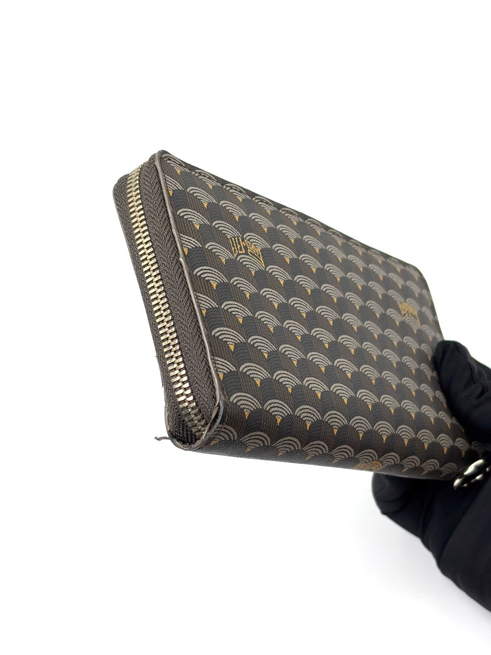 Preowned. FLP Zip Long Wallet|6614