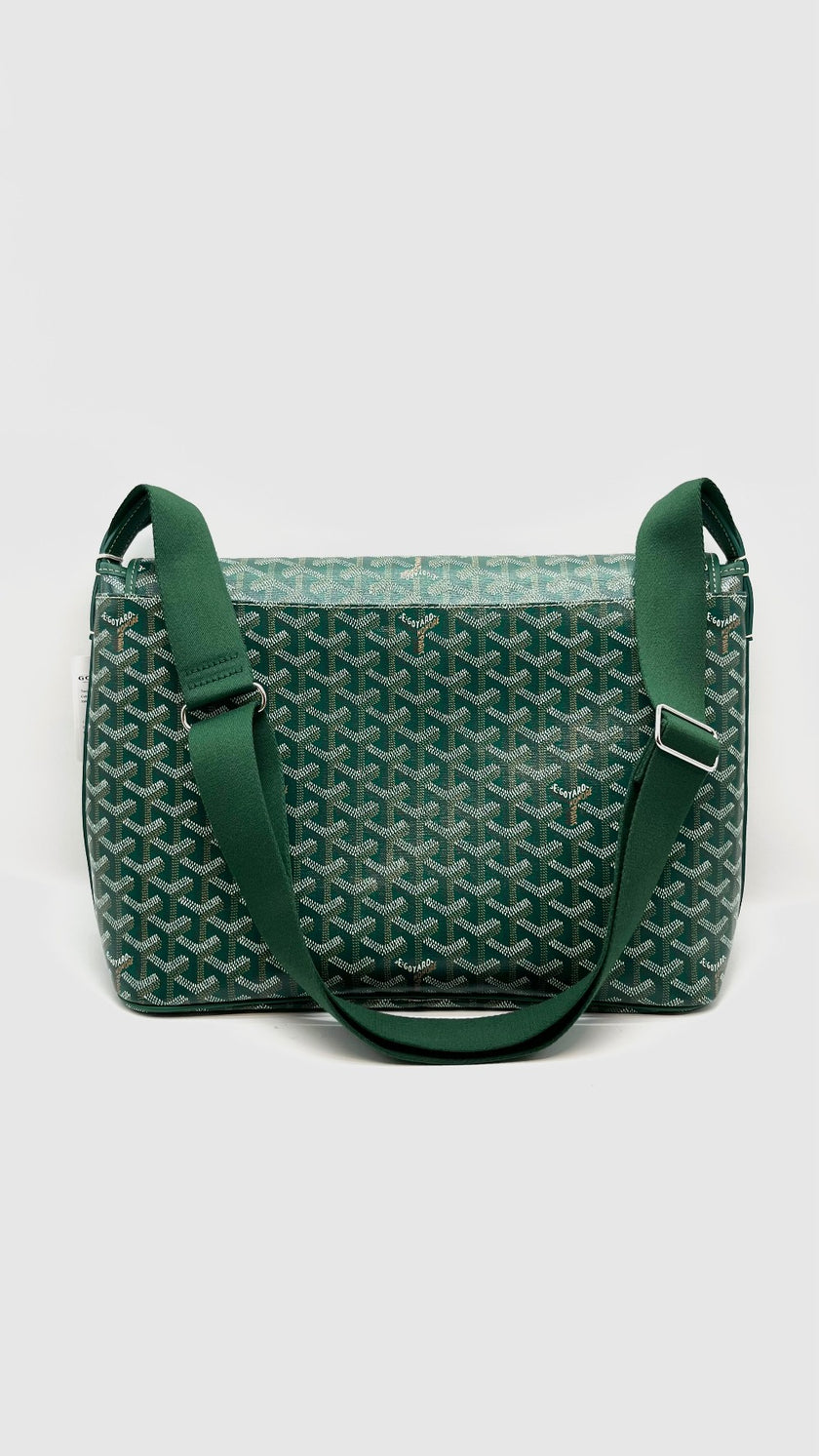 Brand New. Goyard Capetien MM Messenger Green. ADM020252|16126