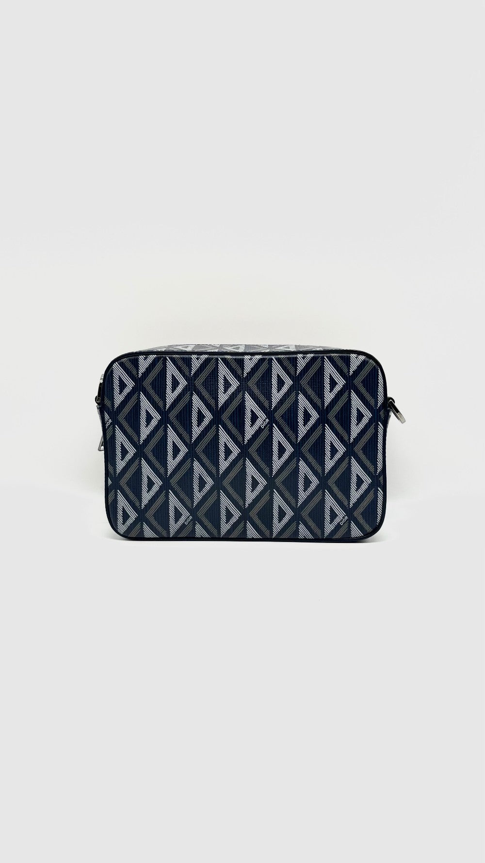 Like New. Dior Safari Messenger Co Diamond Dark Blue|13122