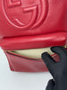 Preowned. Gucci Soho Chain Backpack Red|6397