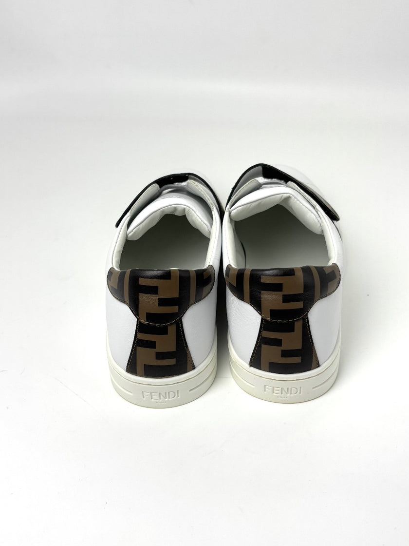 Brand New. Fendi Kids Logo Strap Low-top Sneakers. 39|7626