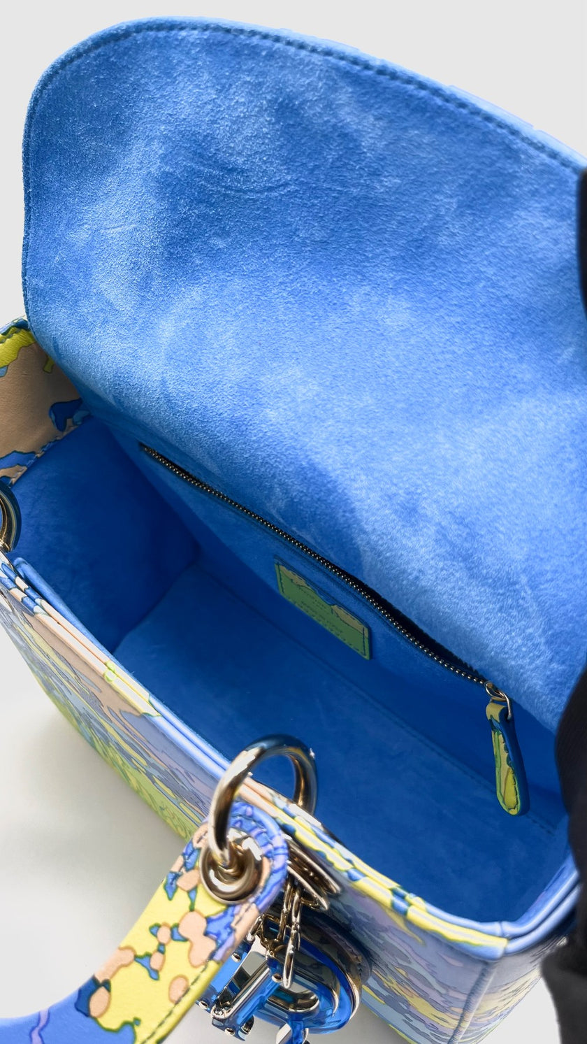 Like New. Lady Dior D-Lite Limited Edition Woods All Over. 01RU0212|13857