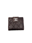 Preowned. Chanel Bifold Wallet Brown Caviar SHW. 10776392|16954