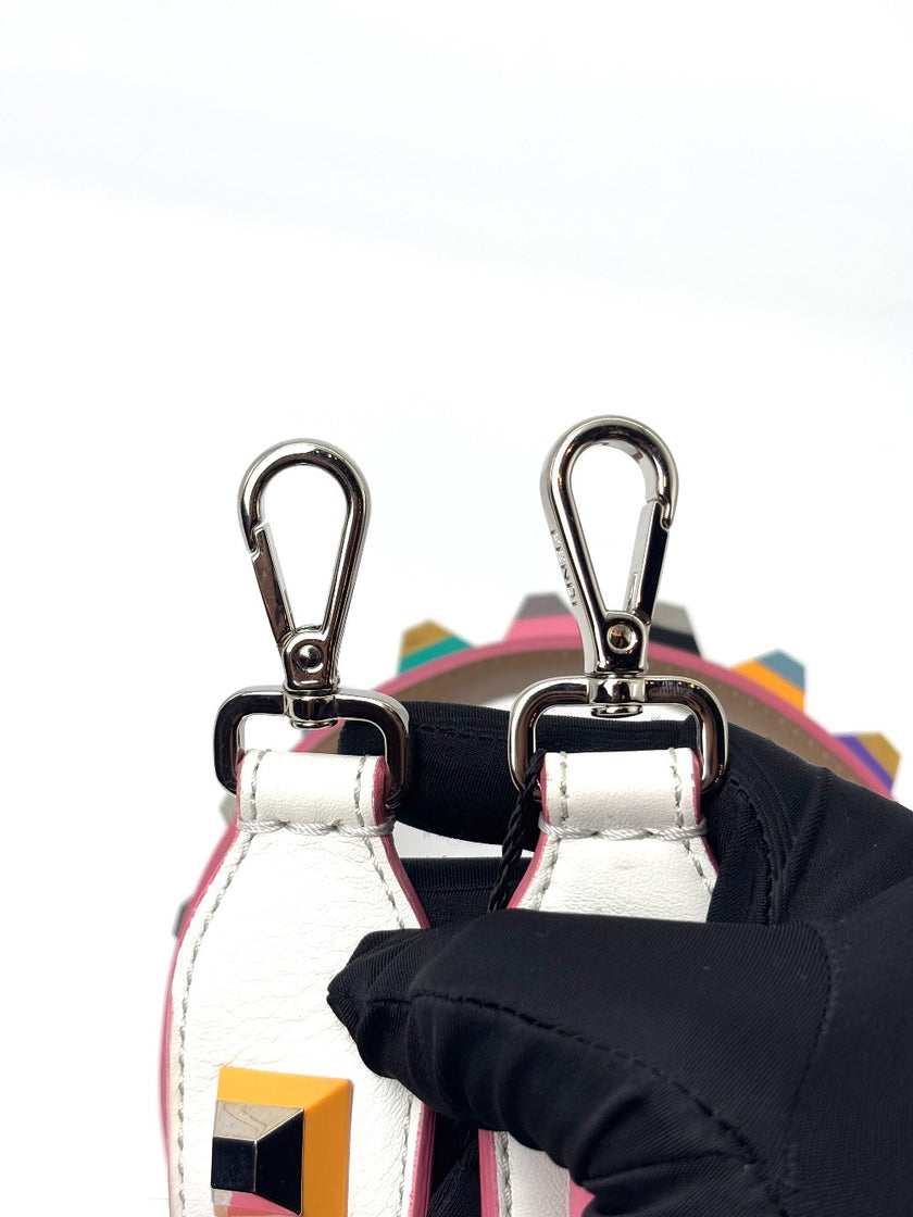 Brand New. Fendi Strap White Multicolored|6773